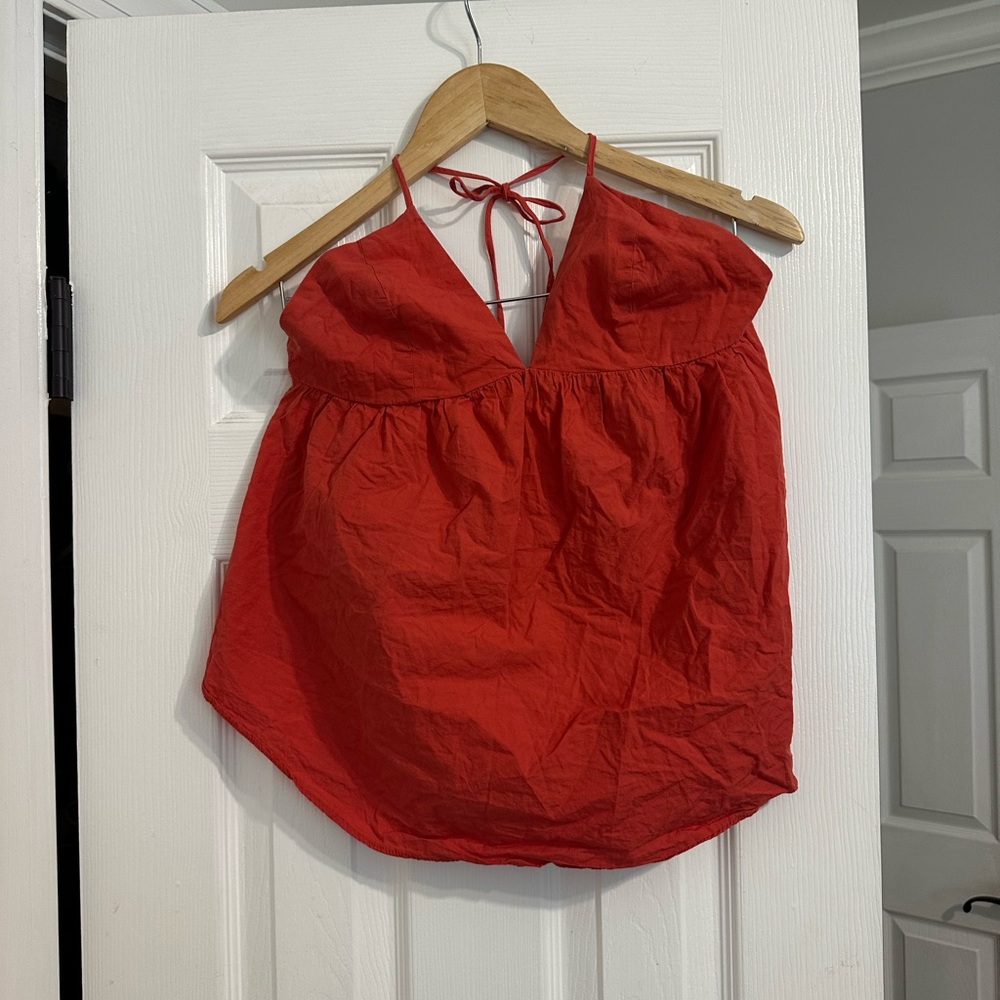 Free People Scarlet Halter Tank Top